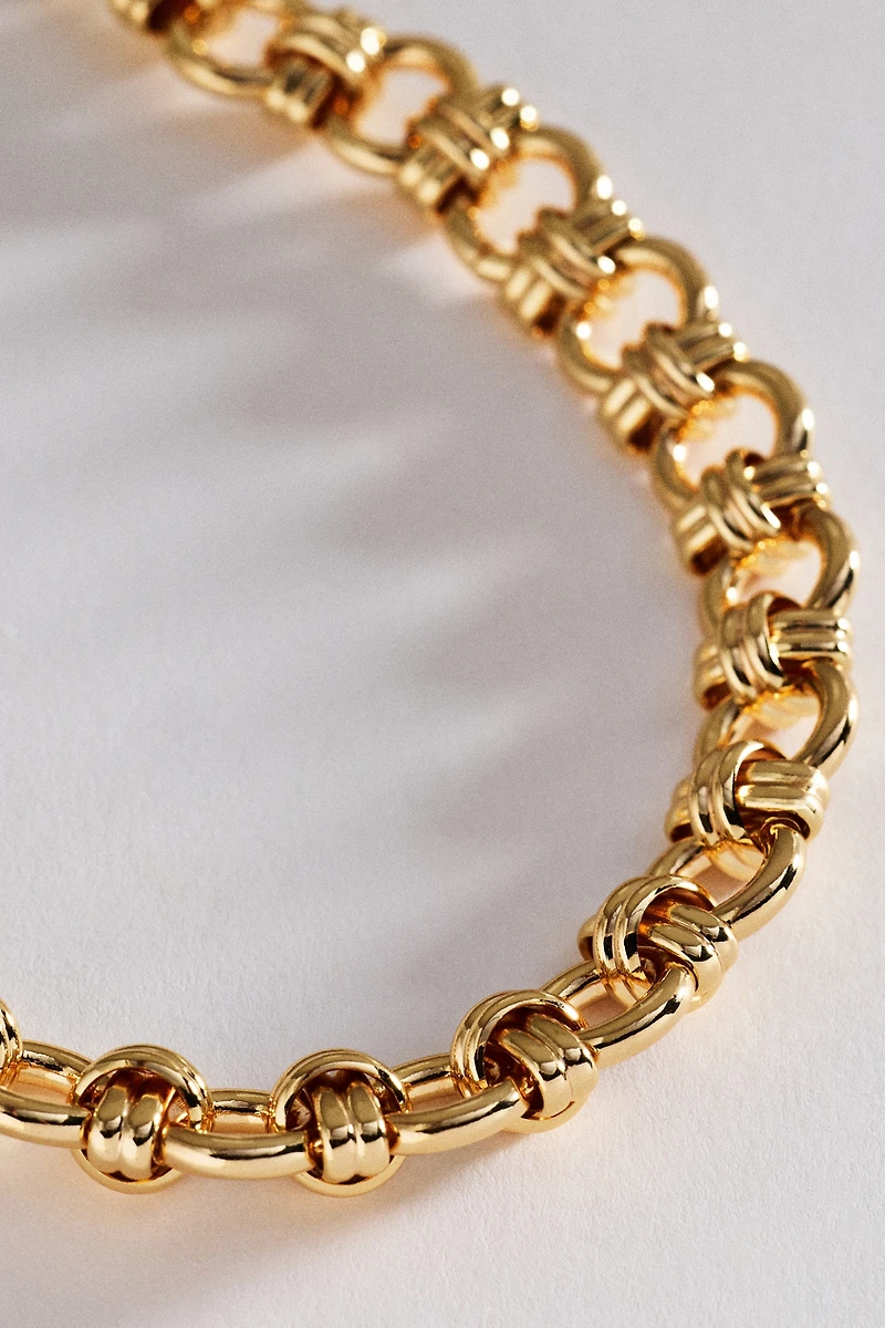 Knotted Chunky Chain Necklace