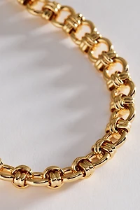 Knotted Chunky Chain Necklace