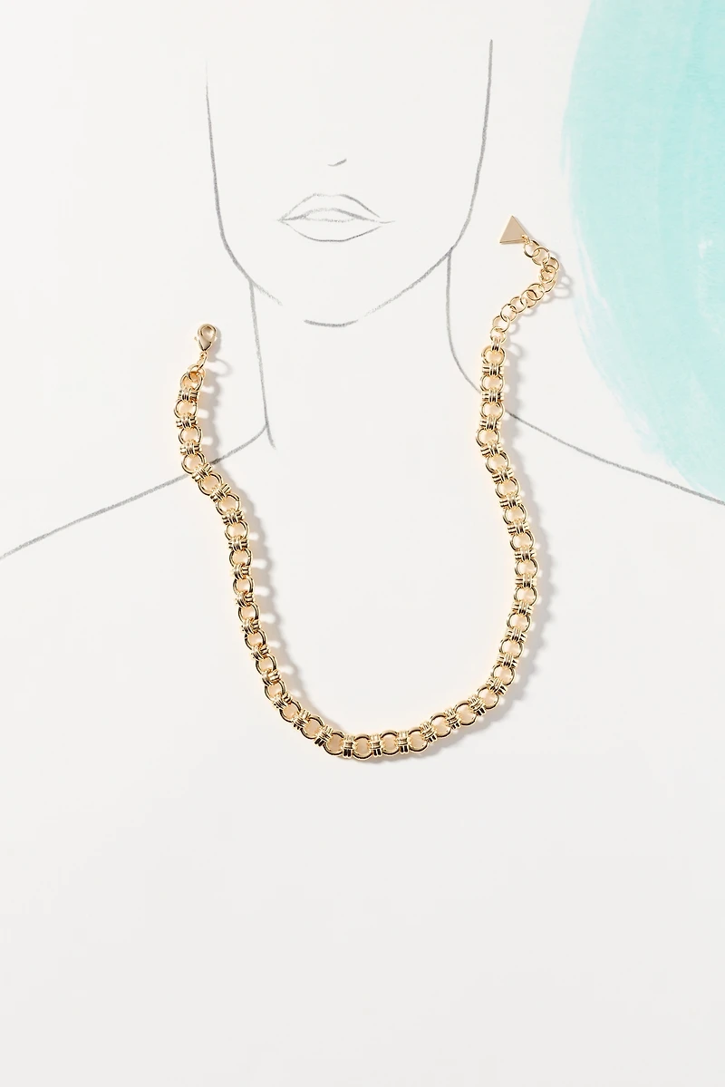 Knotted Chunky Chain Necklace