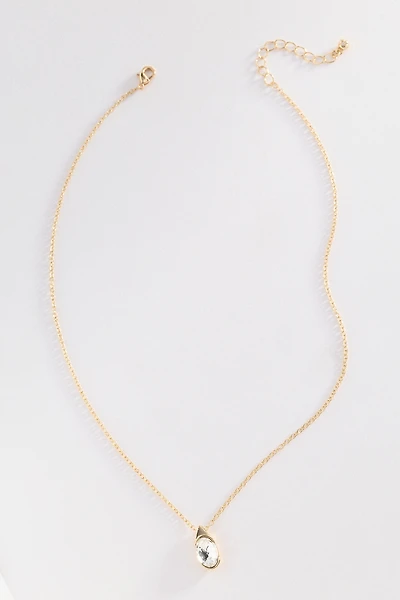 Delicate Bezel Necklace