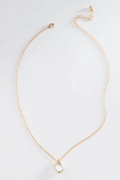 Delicate Bezel Necklace
