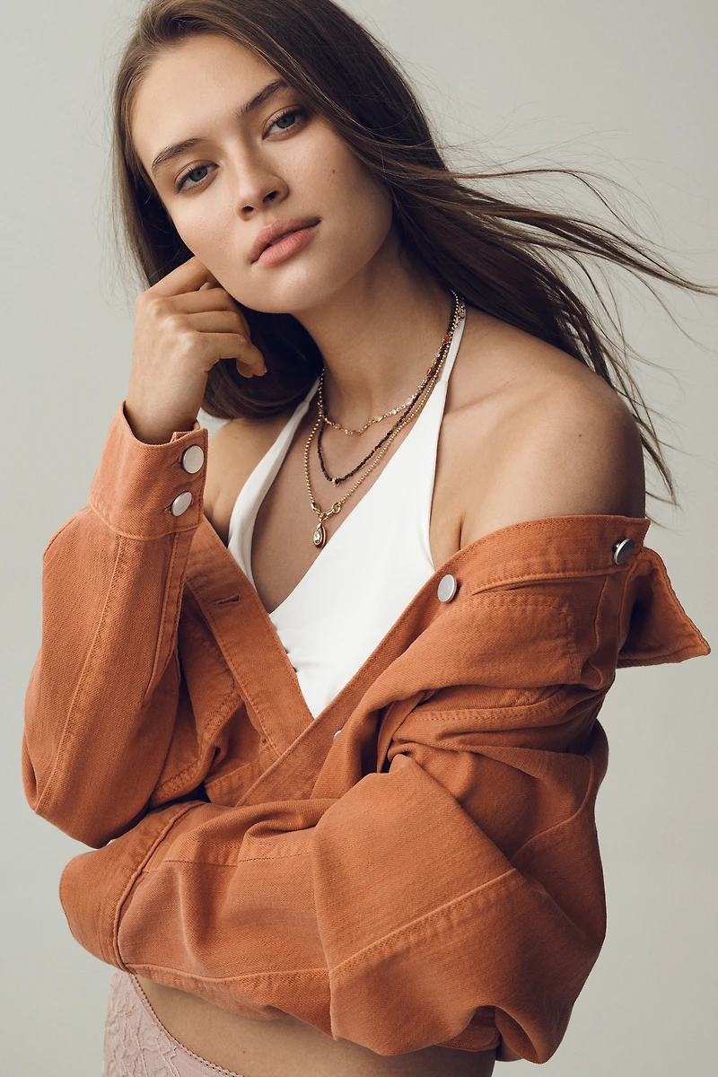 Delicate Bezel Necklace