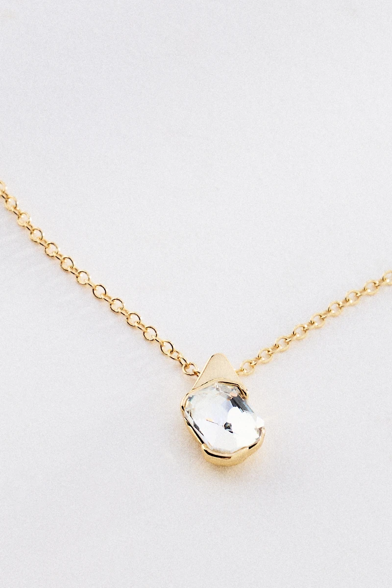 Delicate Bezel Necklace