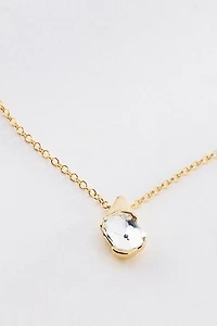 Delicate Bezel Necklace