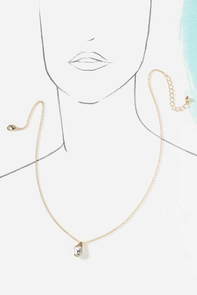 Delicate Bezel Necklace