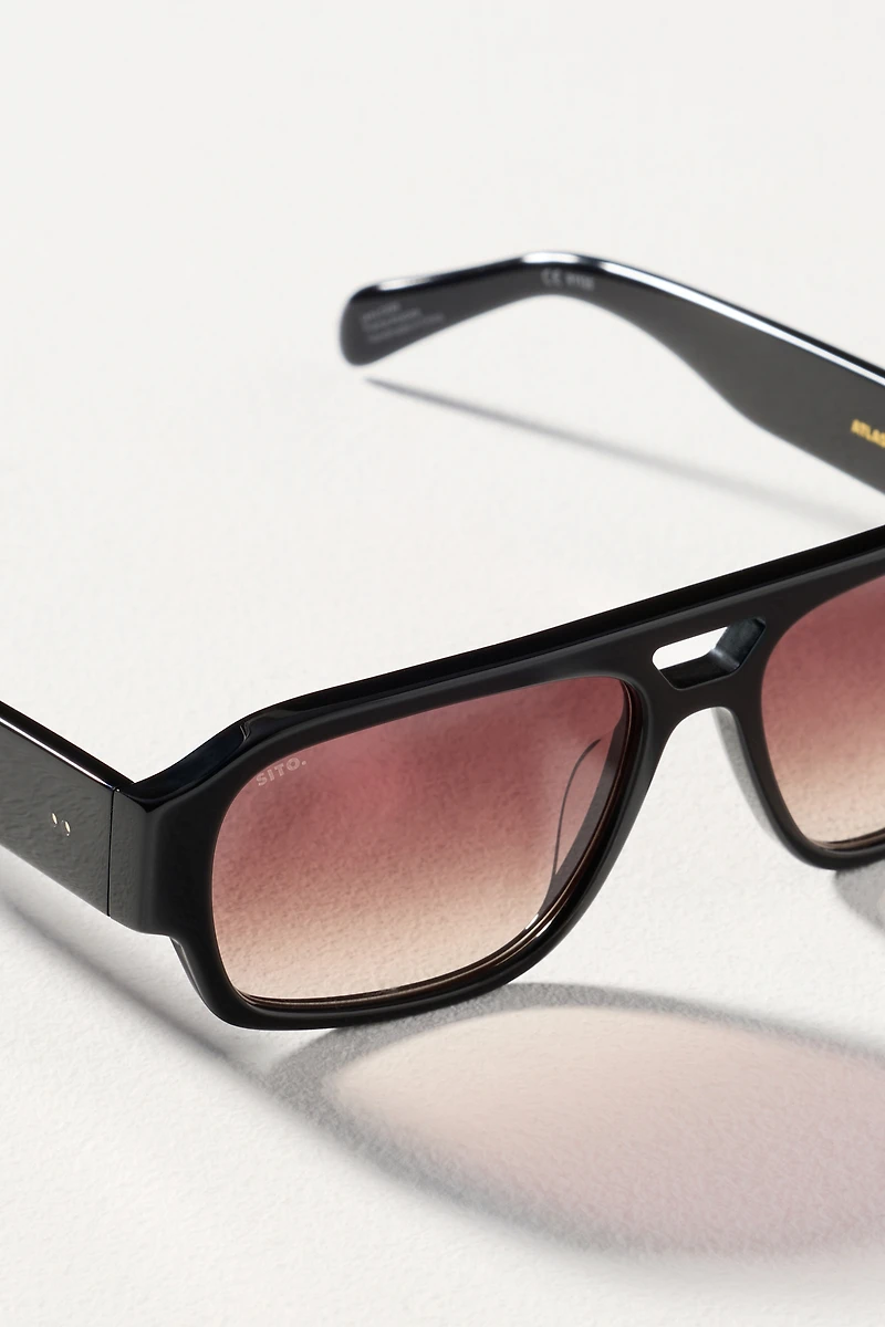 Sito Shades Slim Atlas Aviator Sunglasses