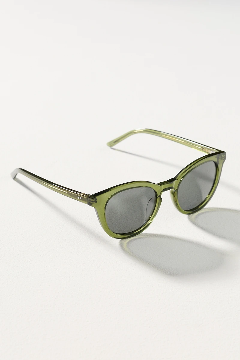 Sito Shades Now Or Never Circle Sunglasses