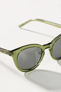 Sito Shades Now Or Never Circle Sunglasses