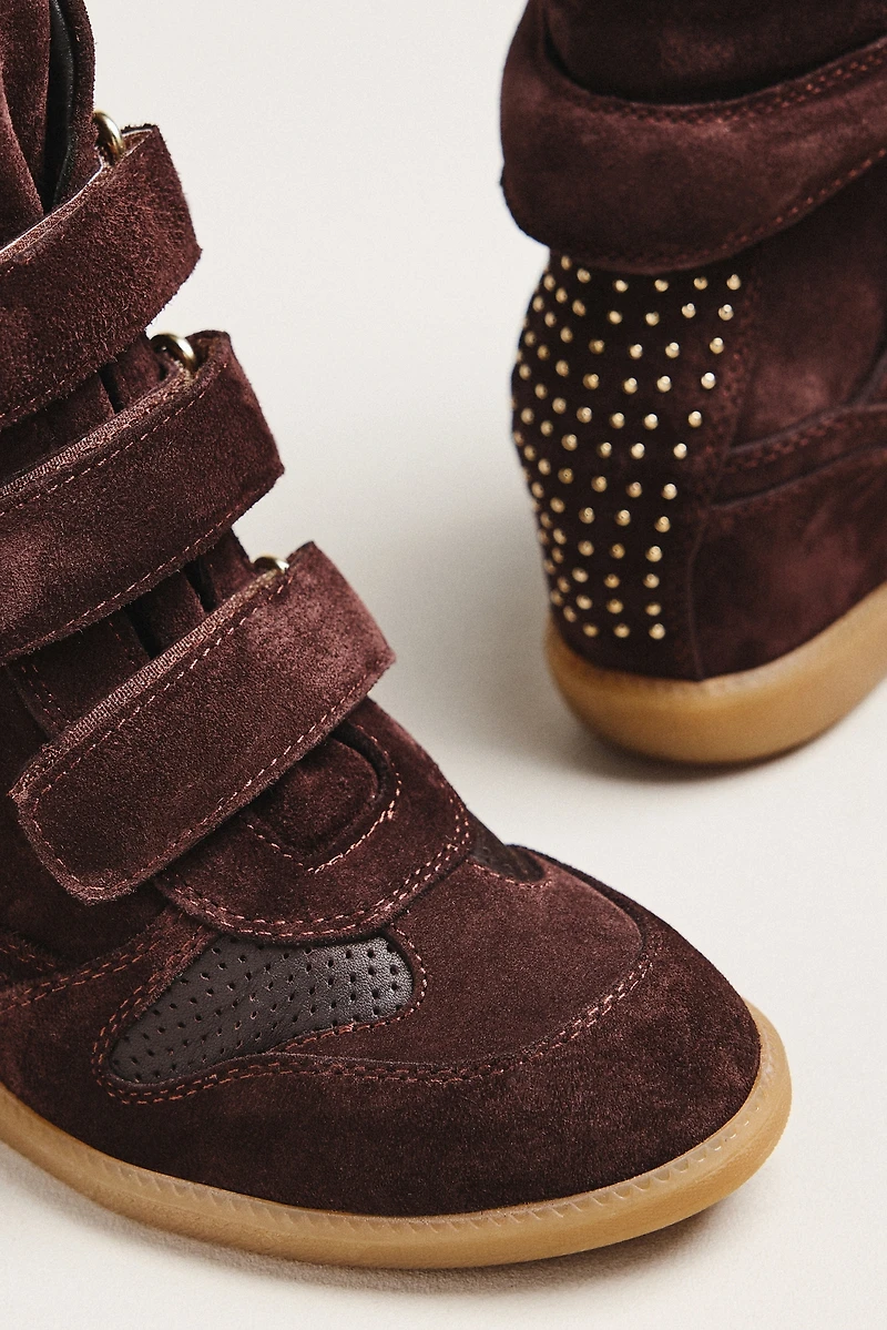 Bronx Jae-yy Rhinestone Wedge Sneakers