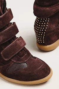 Bronx Jae-yy Rhinestone Wedge Sneakers