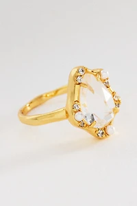 Bezel Freeform Gem Ring