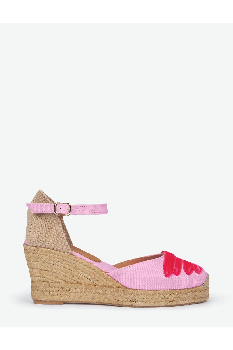 Penelope Chilvers Mary Jane Dali Espadrille Wedges