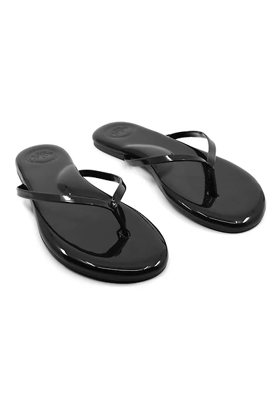 Solei Sea Indie Patent Thong Sandals