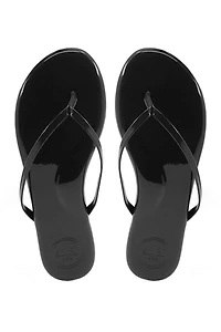 Solei Sea Indie Patent Thong Sandals