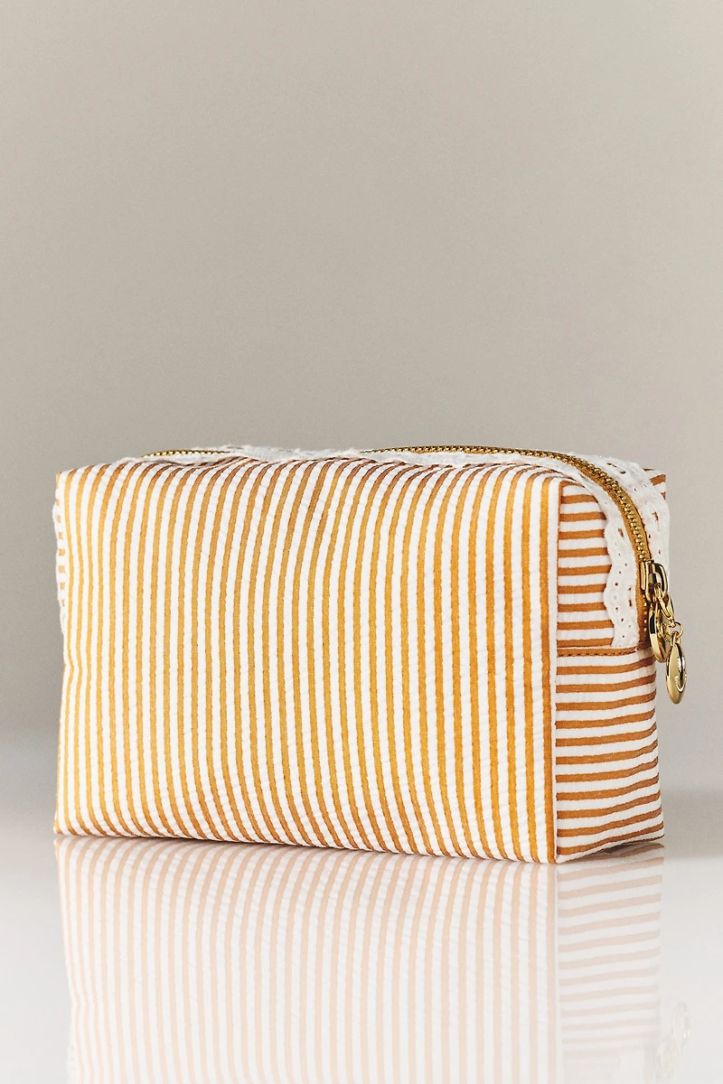 Stoney Clover Lane Seersucker Medium Pouch