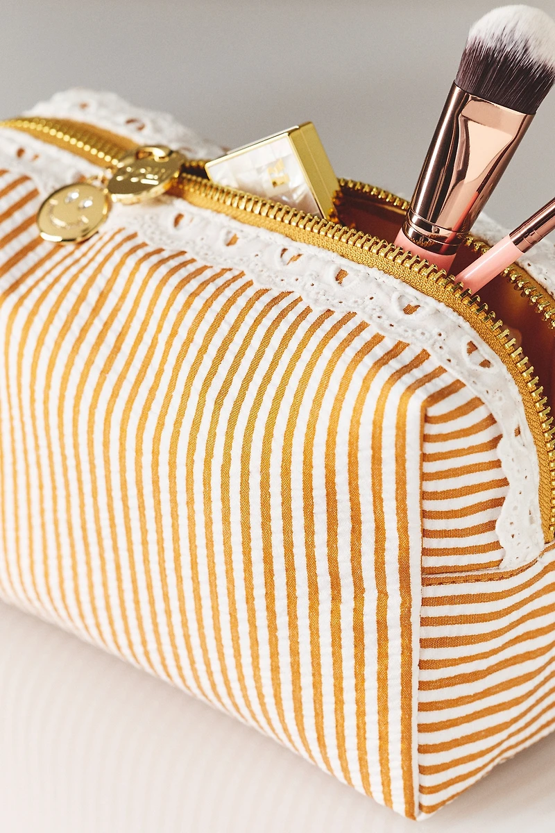 Stoney Clover Lane Seersucker Medium Pouch