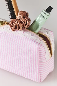 Stoney Clover Lane Small Seersucker Pouch
