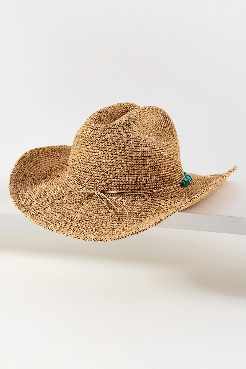 Cheveux Corp. Raffia Rancher Hat