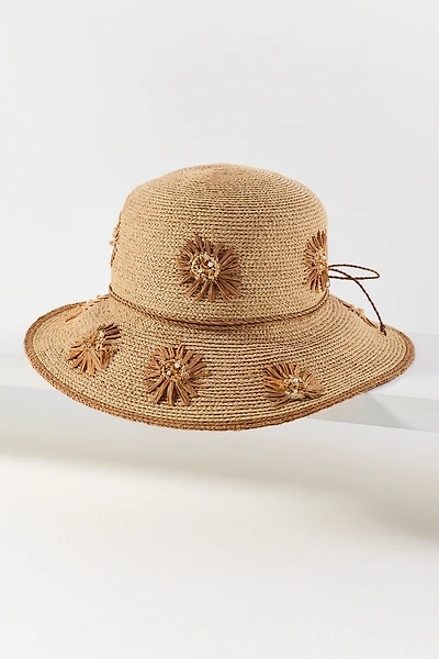 Cheveux Corp. Raffia Bucket Hat