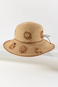 Cheveux Corp. Raffia Bucket Hat