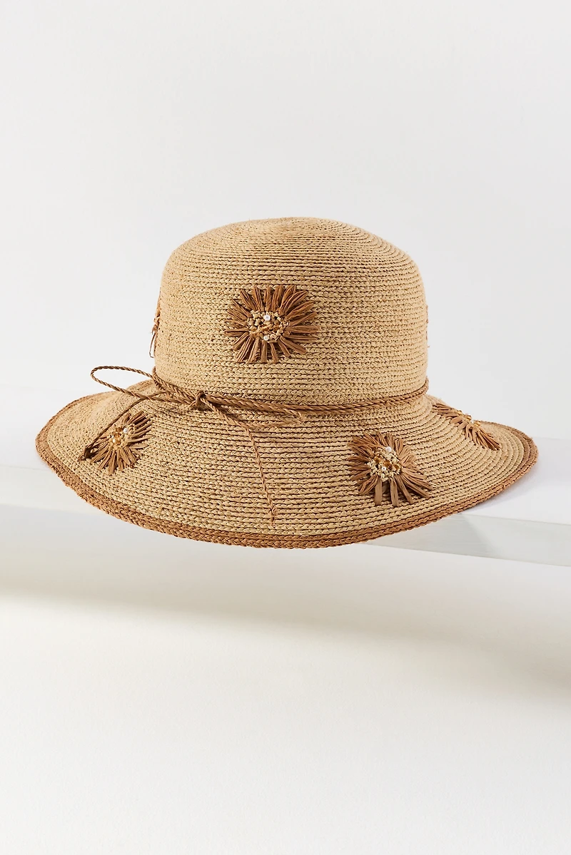 Cheveux Corp. Raffia Bucket Hat