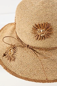 Cheveux Corp. Raffia Bucket Hat
