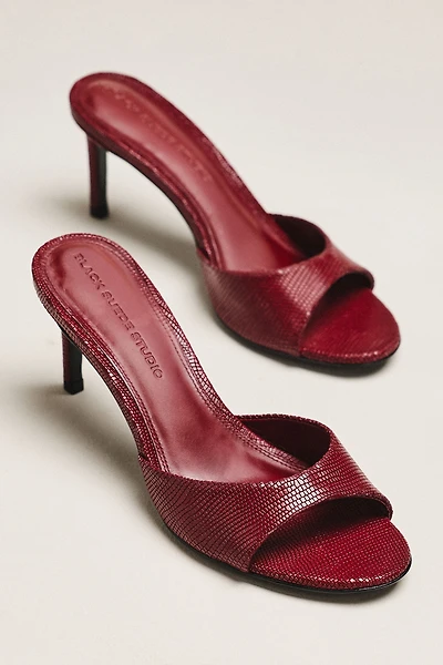 Black Suede Studio Freddie 65 Mules