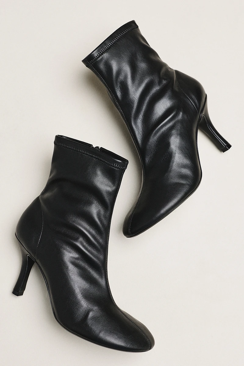 Maeve Round-Toe Sock Boots