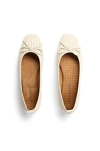 Kelsi Dagger Brooklyn Frankie Raffia Ballet Flats
