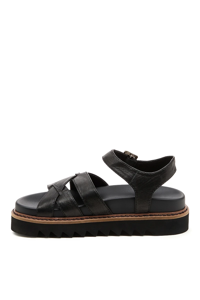 Kelsi Dagger Brooklyn Kova Cross-Strap Sandals