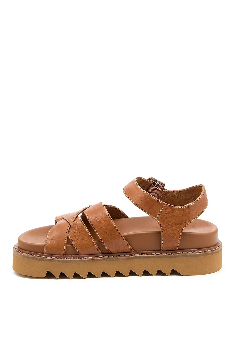 Kelsi Dagger Brooklyn Kova Cross-Strap Sandals
