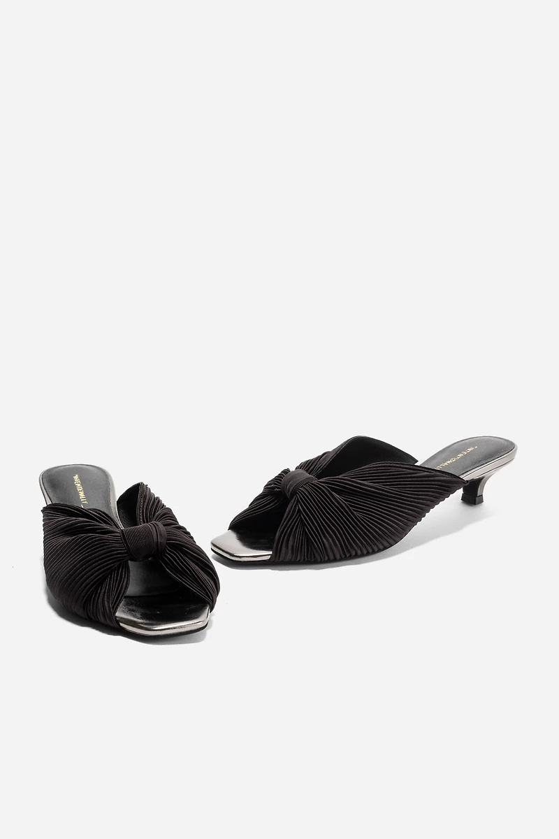 Intentionally Blank Curfew Knotted Mules