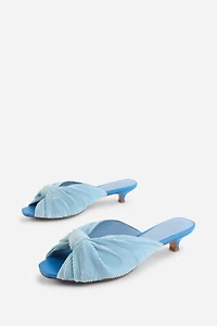 Intentionally Blank Curfew Knotted Mules