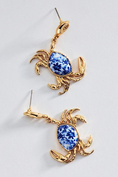 Ceramic Icon Drop Earrings