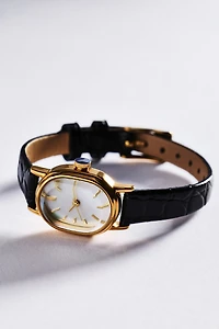 Leather Strap Watch