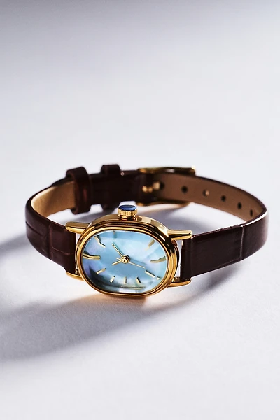 Leather Strap Watch