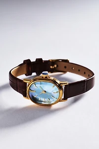 Leather Strap Watch