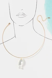 Clear Crystal Collar Necklace