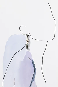 Disco Shell Drop Earrings