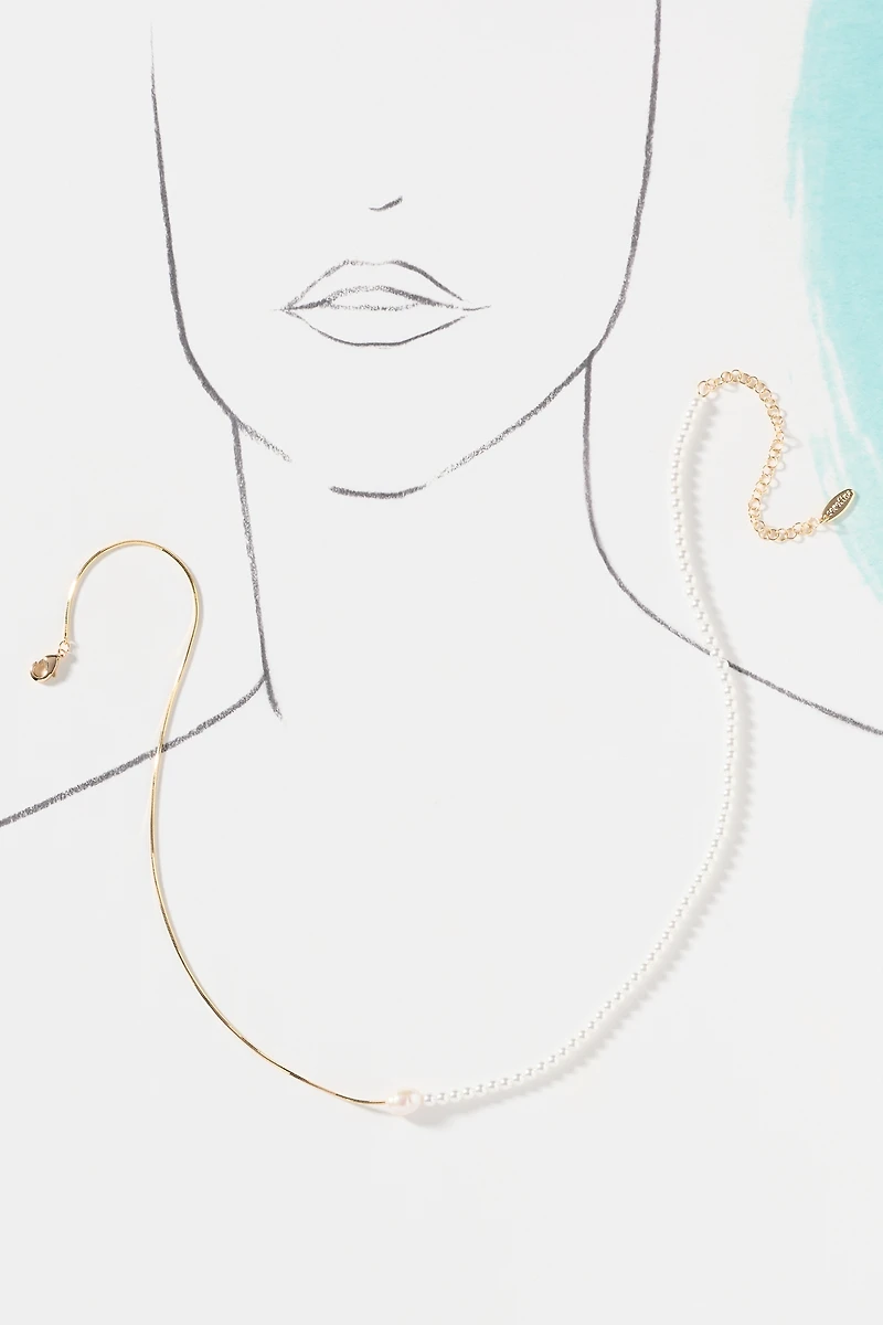 Pearl Duet Necklace