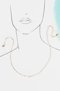 Pearl Duet Necklace