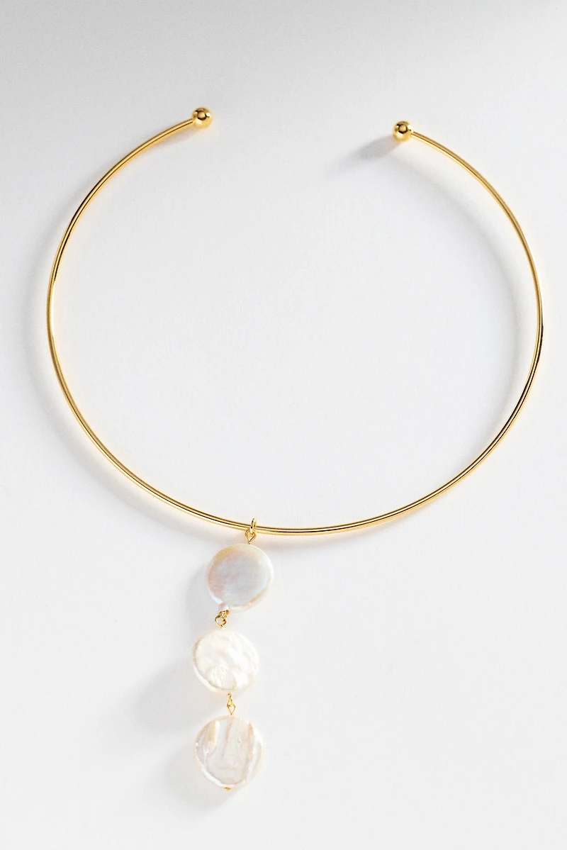 Freshwater Pearl Collar Statement Necklace
