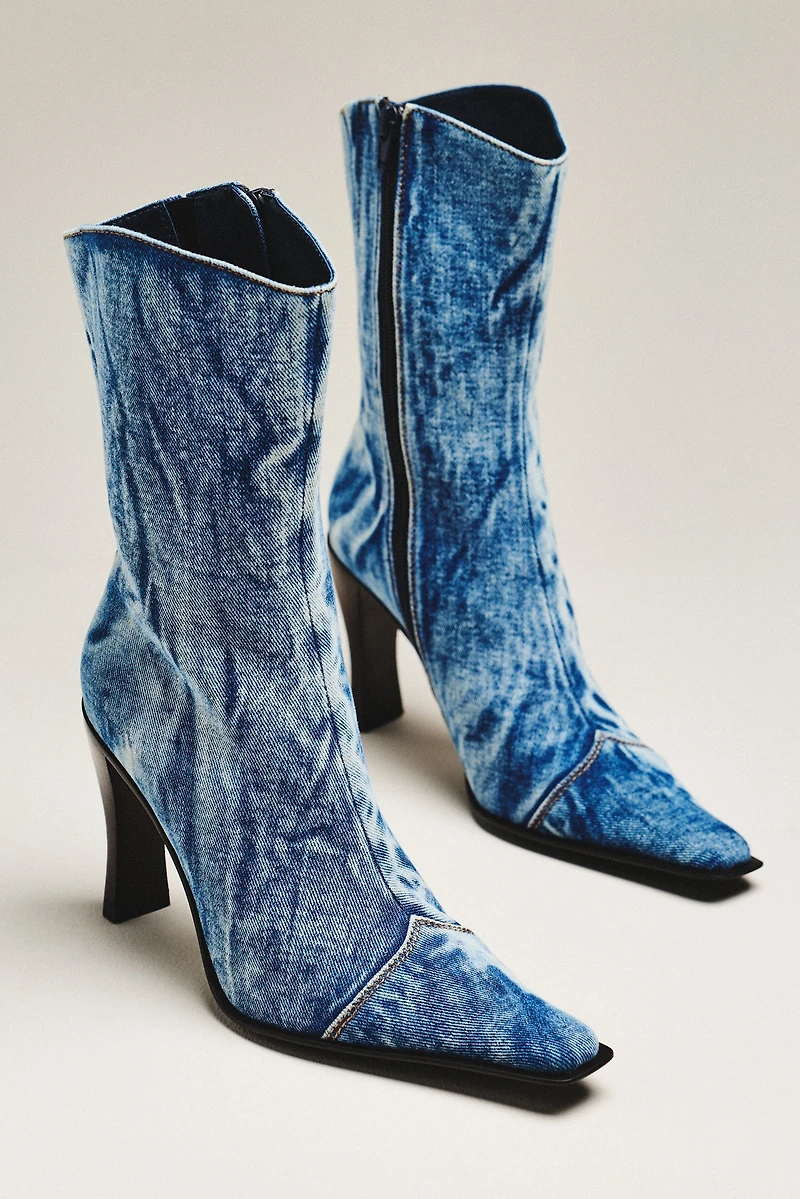 jeffrey Campbell Be-Bold-2 Denim Boots