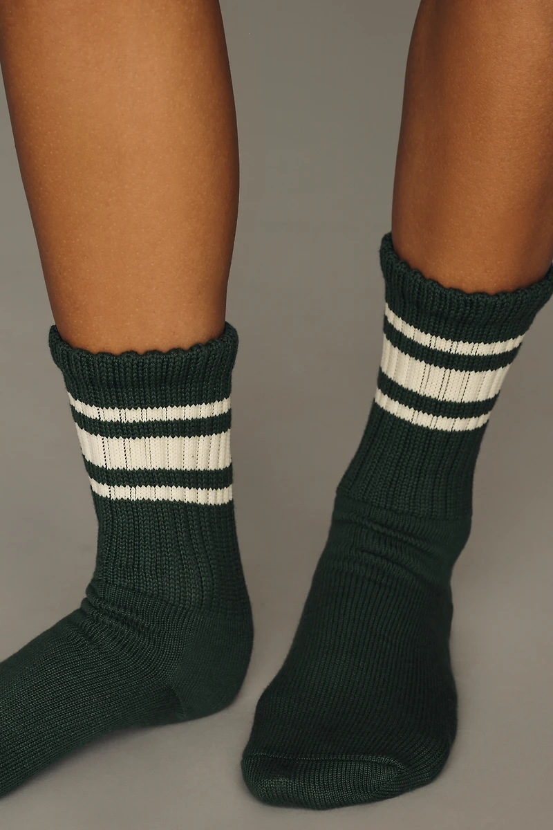 Striped Scrunch Socks