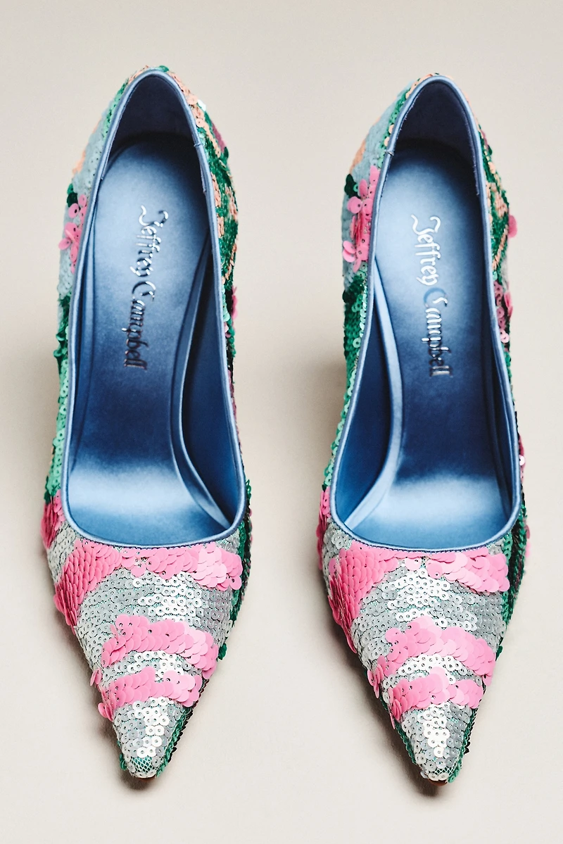Jeffrey Campbell Good Sequin Pumps