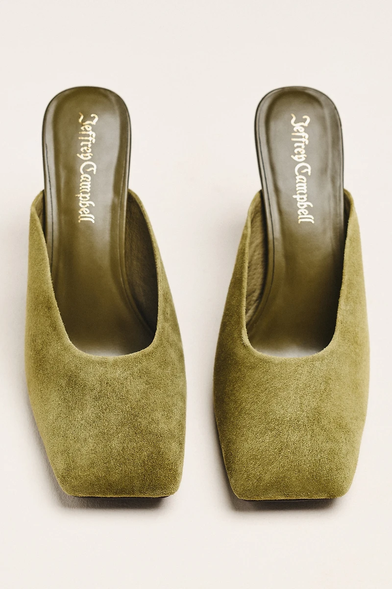 Jeffrey Campbell Mittz Square-Toe Heels