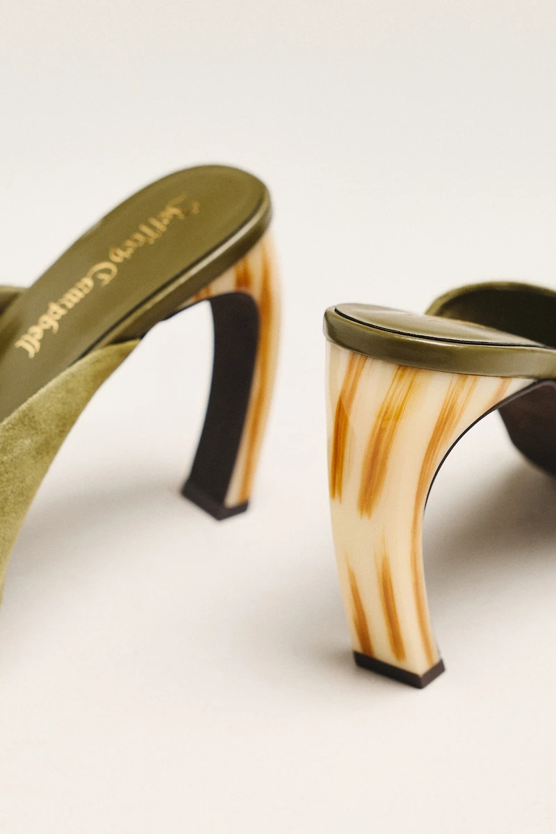 Jeffrey Campbell Mittz Square-Toe Heels