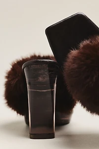 Jeffrey Campbell Delusions Faux Fur Heels