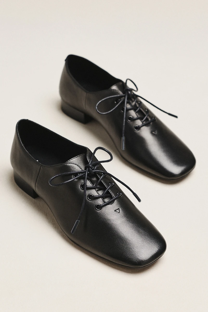 Jeffrey Campbell Swing Dance Lace-Up Flats