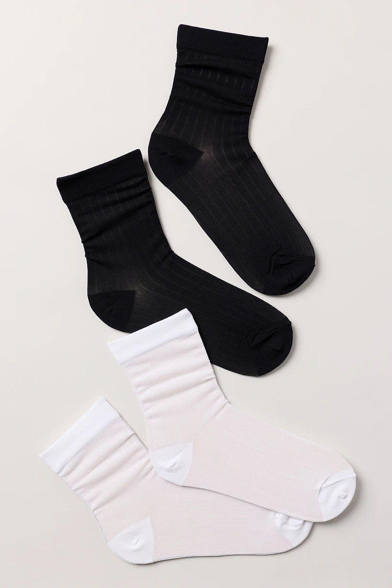 Opaque Socks, Set of 2